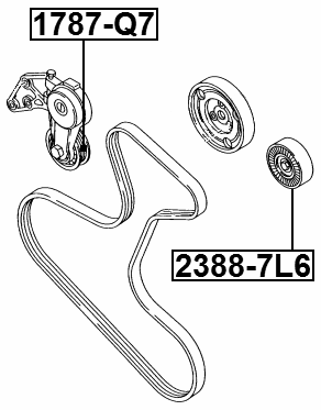2388-7L6 - PULLEY IDLER KIT