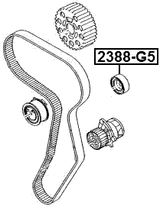 2388-G5 - PULLEY IDLER TIMING BELT