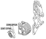 2390-DFGA - BELT TENSIONER