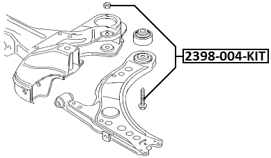 2398-004-KIT - SUSPENSION ARM BOLT W/ WASHER REPAIR KIT