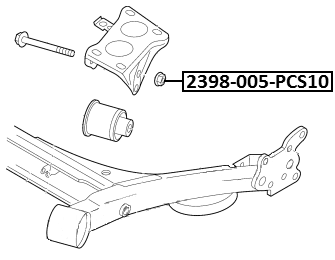 2398-005-PCS10 - NUT PCS10