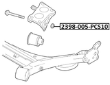 2398-005-PCS10 - NUT PCS10