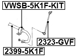 2399-5K1F - STABILIZER FRONT D23.6