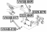 2399-B7R - STABILIZER REAR D21.7