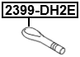 2399-DH2E - TOW HOOK