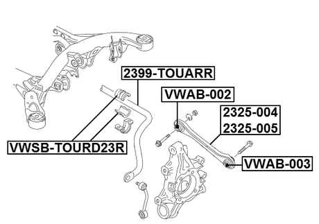 2399-TOUARR - STABILIZER REAR D24.6