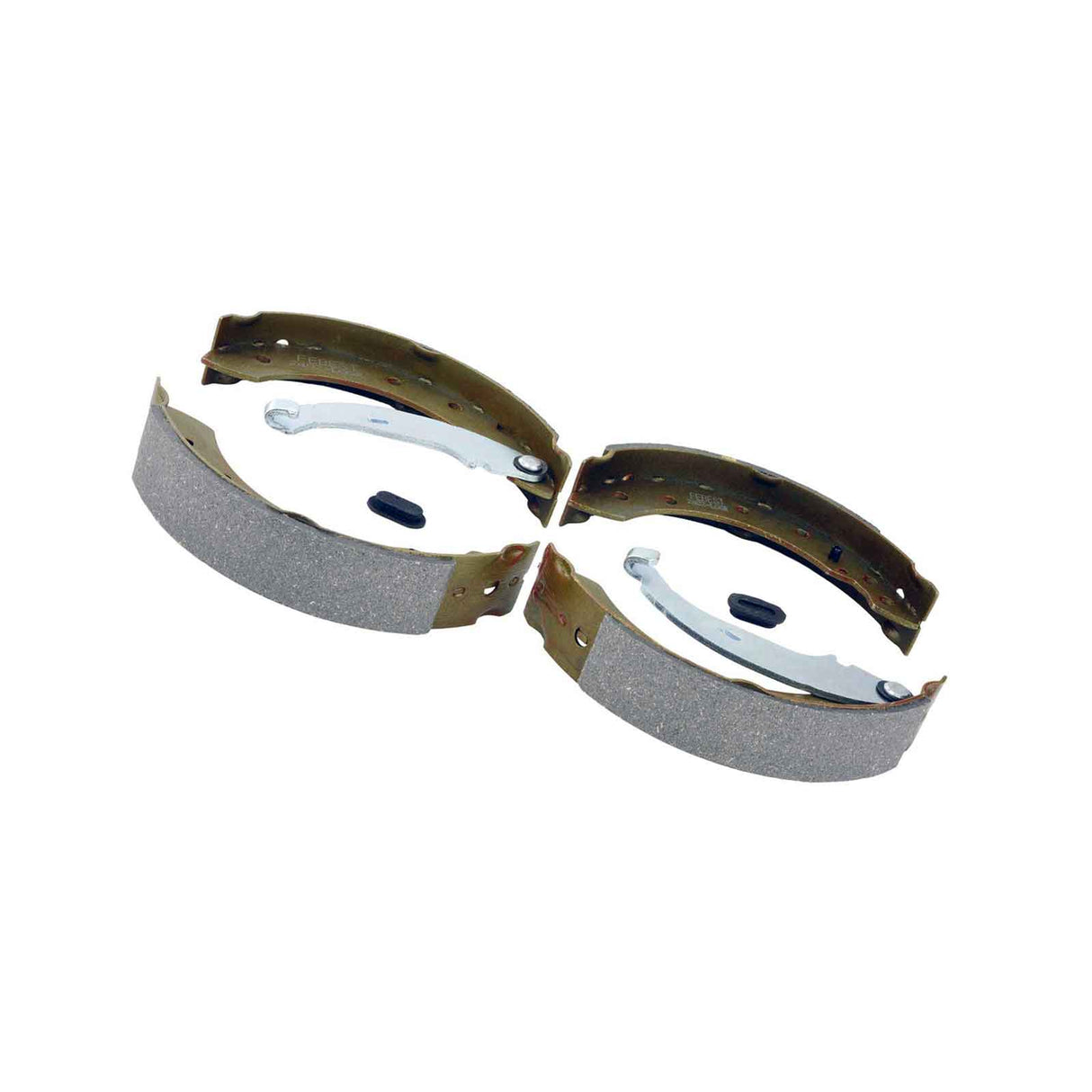 2402-LOGR - SHOE KIT, REAR BRAKE - KIT (WITH PARKING BRAKE LEVER, WITH COVERS) Braking System, Brake Pads