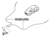 24100-LOGII - PARKING BRAKE CABLE