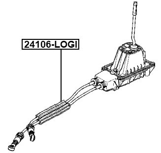 24106-LOGI - TRANSMISSION GEAR CHANGE CABLE