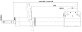 24110-004F - FRONT SHOCK ABSORBER GAS.TWIN TUBE