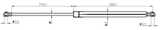 24117-006 - BOOT GAS STRUT L497/590N