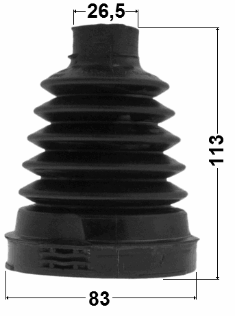 2415-DUSTT - BOOT INNER CV JOINT KIT 83X113X26.5