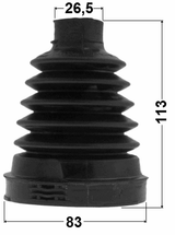 2415-DUSTT - BOOT INNER CV JOINT KIT 83X113X26.5