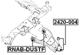 2420-004 - BALL JOINT FRONT LOWER ARM