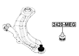 2420-MEG - BALL JOINT FRONT LOWER ARM