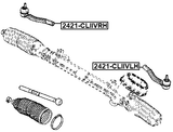 2421-CLIIVLH - STEERING TIE ROD END LEFT