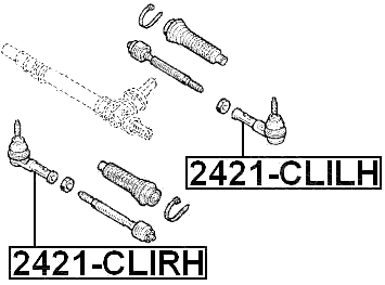 2421-CLIRH - STEERING TIE ROD END RIGHT