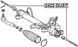 2422-DUST - STEERING TIE ROD