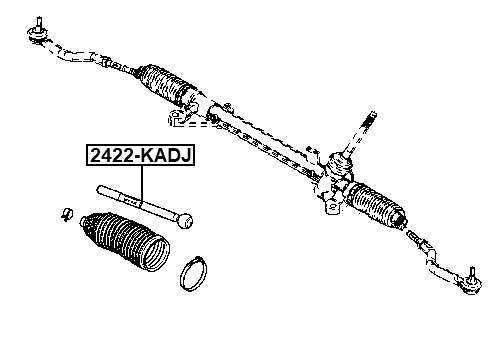2422-KADJ - STEERING TIE ROD