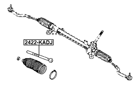 2422-KADJ - STEERING TIE ROD