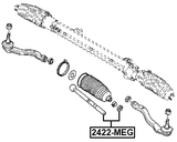 2422-KAN - STEERING TIE ROD