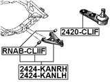 2424-KANLH - LEFT LOWER FRONT ARM