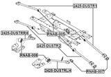 2425-DUSTRLH - REAR LEFT TRAILING ROD