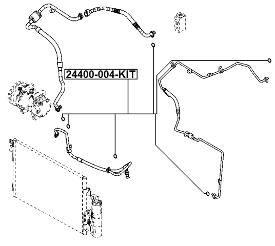 24400-004-KIT - SEAL O-RING A/C LINE