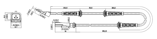 24606-002 - ABS SENSOR FRONT