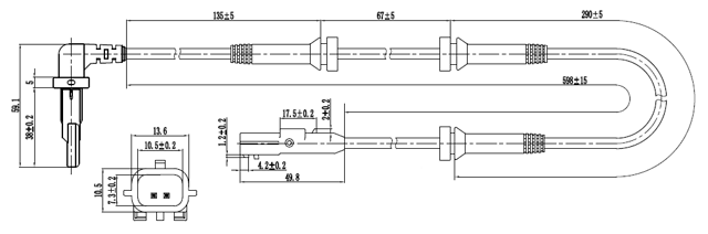 24606-005 - ABS SENSOR FRONT