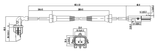 24606-008 - ABS SENSOR REAR RIGHT