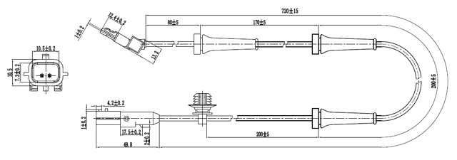 24606-009 - ABS SENSOR FRONT