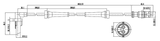 24606-011 - ABS SENSOR REAR LEFT