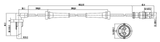 24606-012 - ABS SENSOR REAR RIGHT