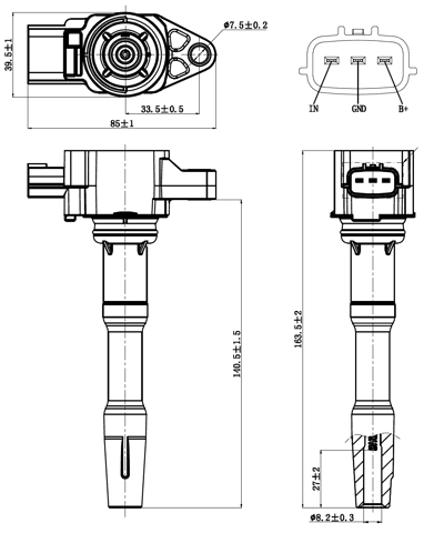 24640-003 - IGNITION COIL