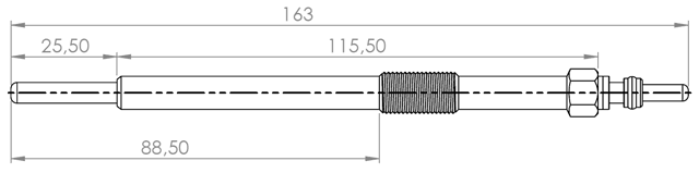 24642-002 - GLOW PLUG