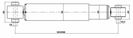 24650921R - REAR SHOCK ABSORBER