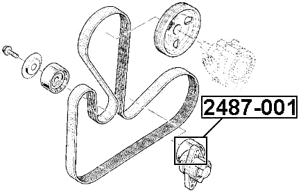 2487-001 - PULLEY TENSIONER KIT