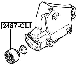2487-CLI - TENSION PULLEY