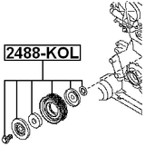 2488-KOL - PULLEY IDLER KIT