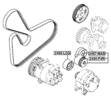 2490-F4R - BELT TENSIONER