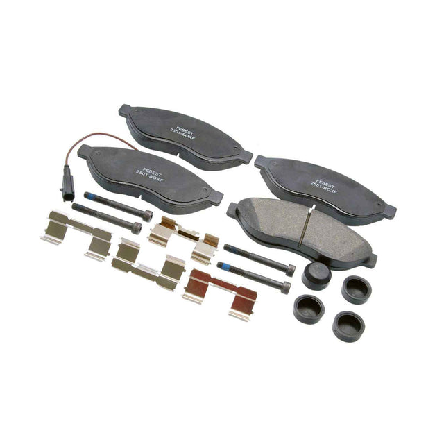2501-BOXF - PAD KIT, DISC BRAKE, FRONT - KIT (INCLUDING BOLTS, WITH WEAR SENSOR) Braking System, Brake Pads