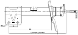 25110-006FR - SHOCK ABSORBER FRONT RIGHT GAS.TWIN TUBE