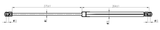 25117-003 - BOOT GAS STRUT L557/530N