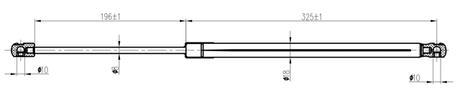 25117-005 - BOOT GAS STRUT L539/750N