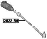 2522-B9 - STEERING TIE ROD