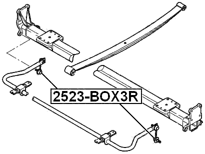 2523-BOX3R - REAR STABILIZER LINK