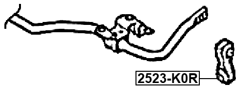 2523-K0R - REAR STABILIZER LINK