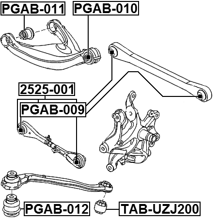 2525-001 - REAR LATERAL LINK