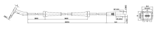 25606-002 - ABS SENSOR FRONT